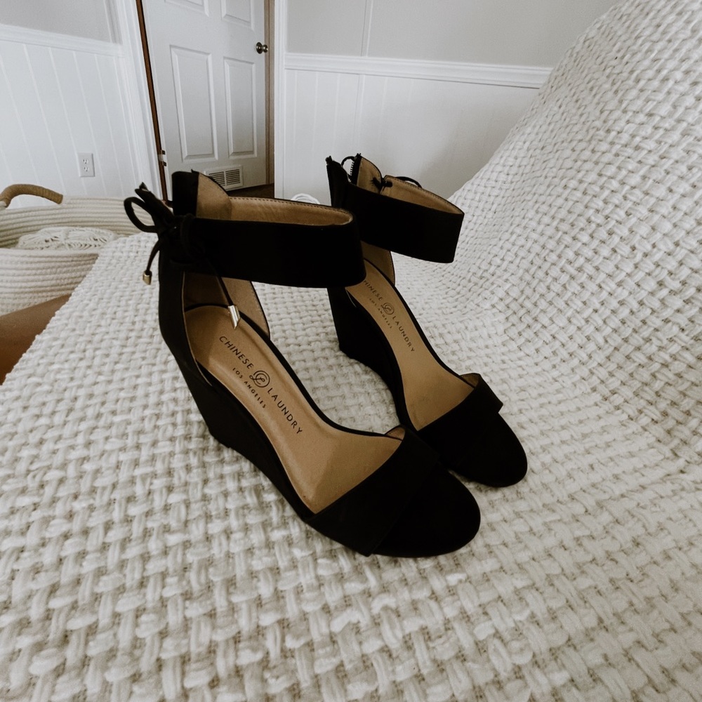 black heels